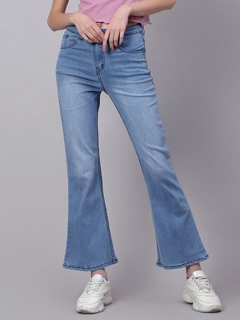 kotty-light-blue-bootcut-fit-high-rise-jeans