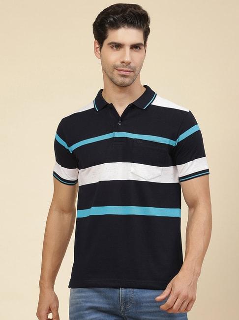 cloak-&-decker-by-monte-carlo-navy-regular-fit-striped-polo-t-shirt