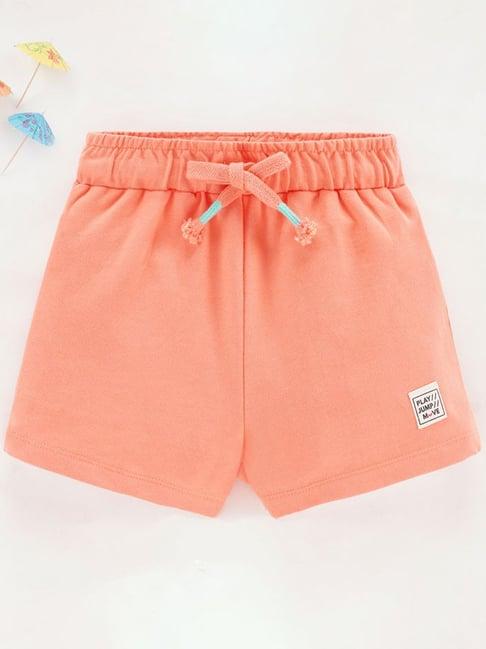 ed-a-mamma-kids-baby-pink-cotton-regular-fit-shorts