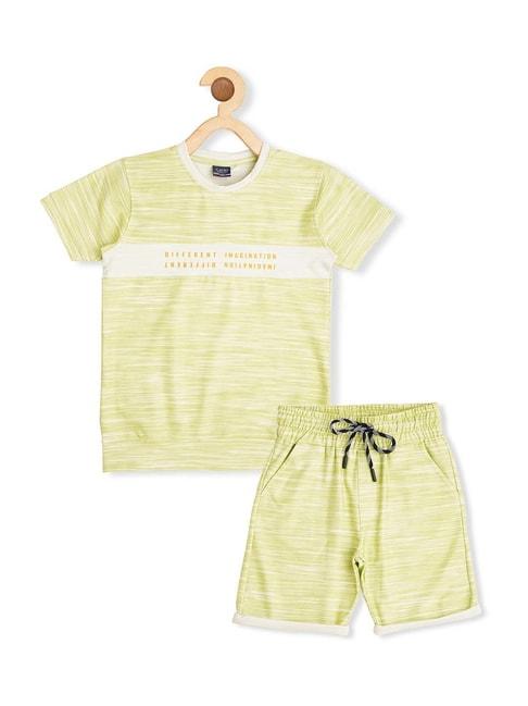 cavio-kids-sea-green-cotton-printed-t-shirt-set