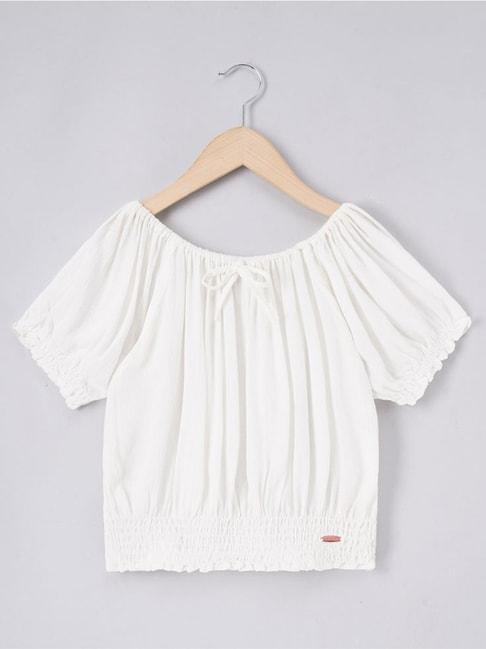 edheads-kids-white-cotton-regular-fit-top