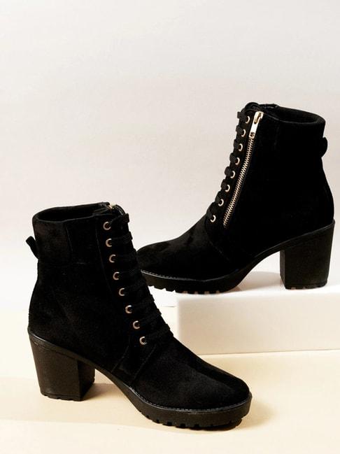rocia-by-regal-women's-black-derby-boots