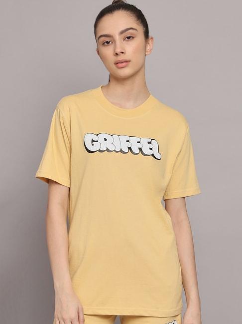 griffel-light-yellow-printed-t-shirt