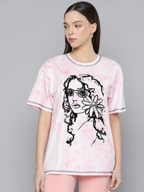 vividartsy-pink-printed-t-shirt