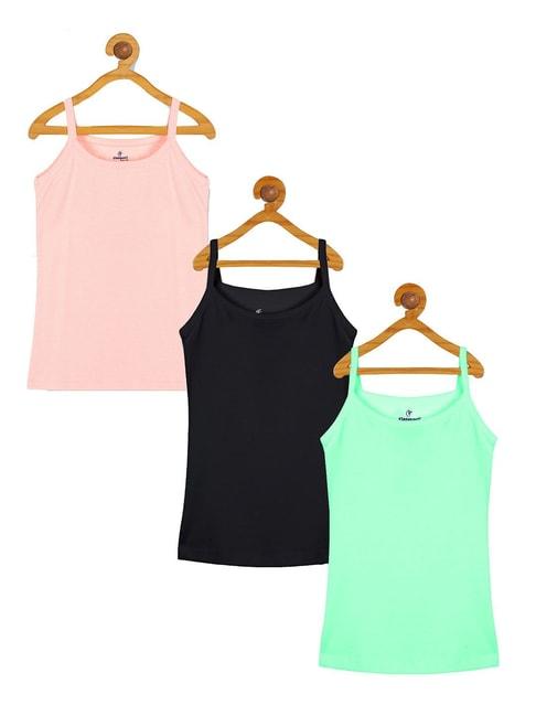 kiddopanti-kids-multicolor-solid-camisole-(pack-of-3)
