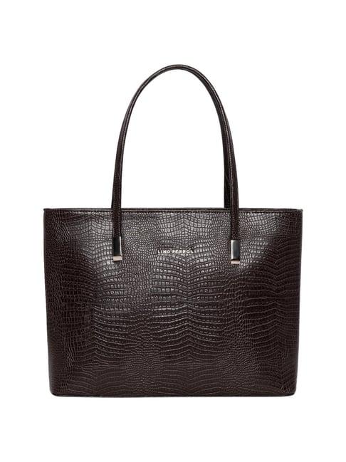 lino-perros-brown-textured-large-tote-handbag