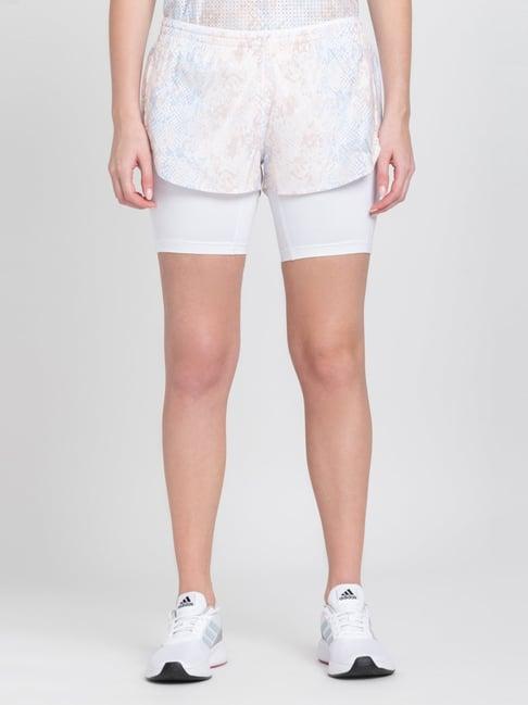 adidas-white-printed-running-shorts