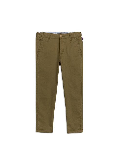 h-by-hamleys-kids-olive-solid-trousers