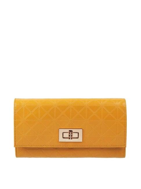 mochi-yellow-textured-bi-fold-wallet-for-women