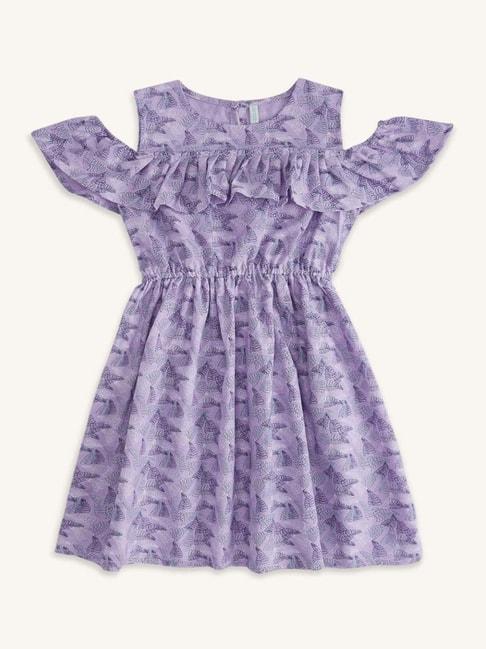pantaloons-junior-kids-purple-linen-printed-dress