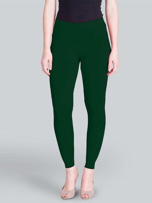 lyra-pine-green-cotton-ankle-length-leggings