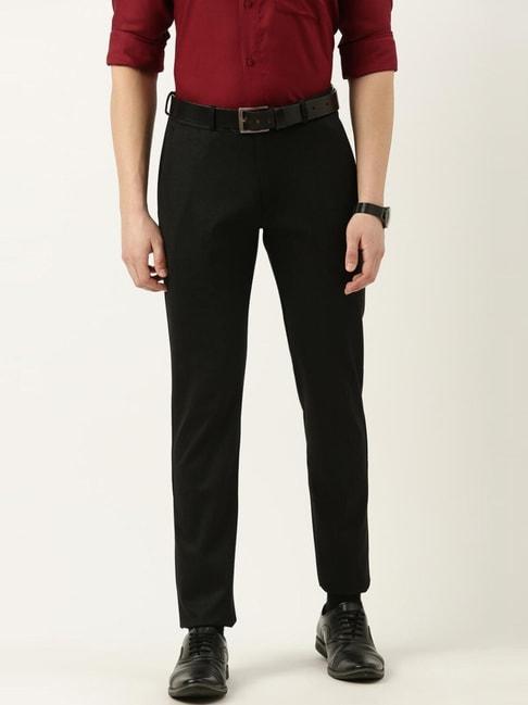 peter-england-perform-black--slim-fit-trousers
