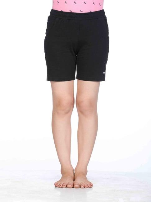 proteens-kids-black-solid-shorts