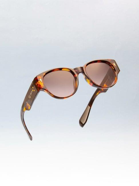 ted-smith-brown-round-uv-protection-unisex-sunglasses