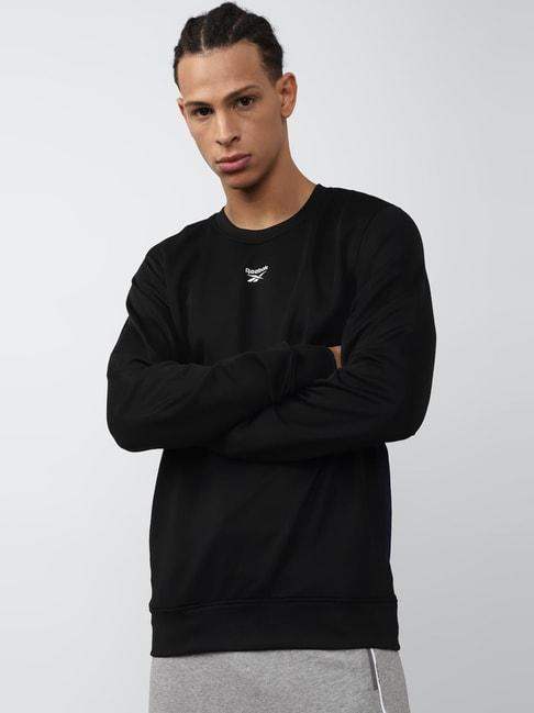 reebok-black-regular-fit-sweatshirt