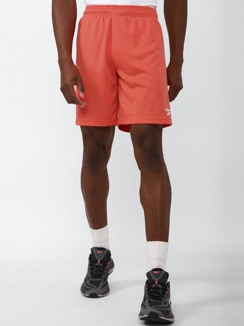 reebok-orange-regular-fit-shorts