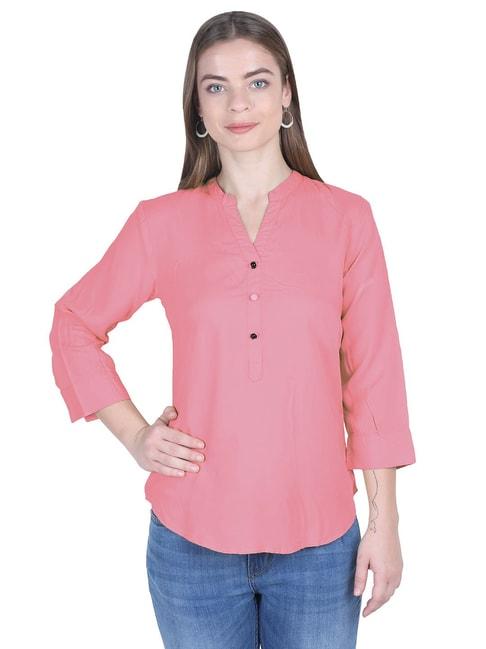 patrorna-pink-regular-fit-tunic-style-top