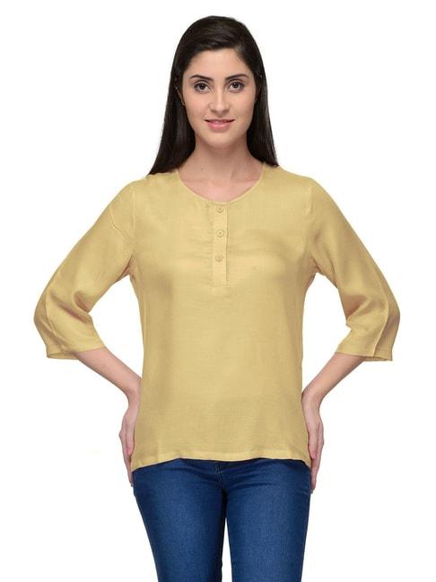 patrorna-gold-regular-fit-tunic-style-top