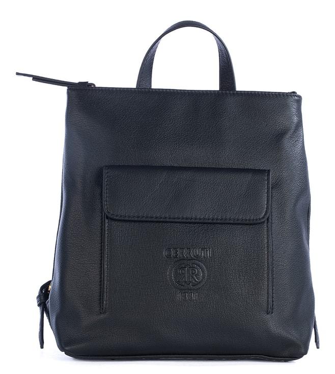 cerruti-1881-black-alene-medium-backpack
