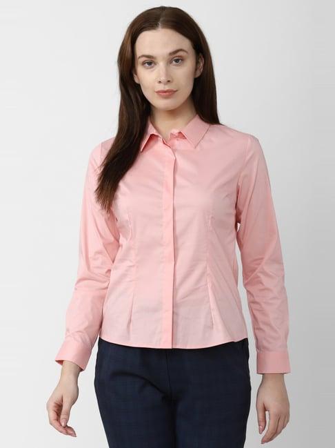 van-heusen-pink-regular-fit-shirt