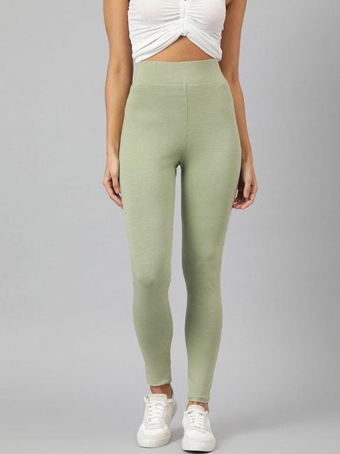 anai-sage-green-cotton-regular-fit-tights
