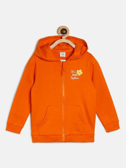 miniklub-kids-orange-graphic-print-full-sleeves-jacket