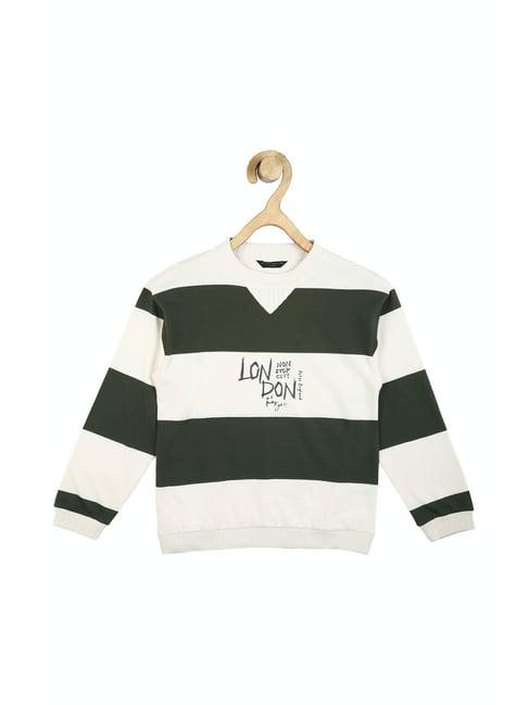 peter-england-kids-olive-&-cream-striped-full-sleeves-sweatshirt