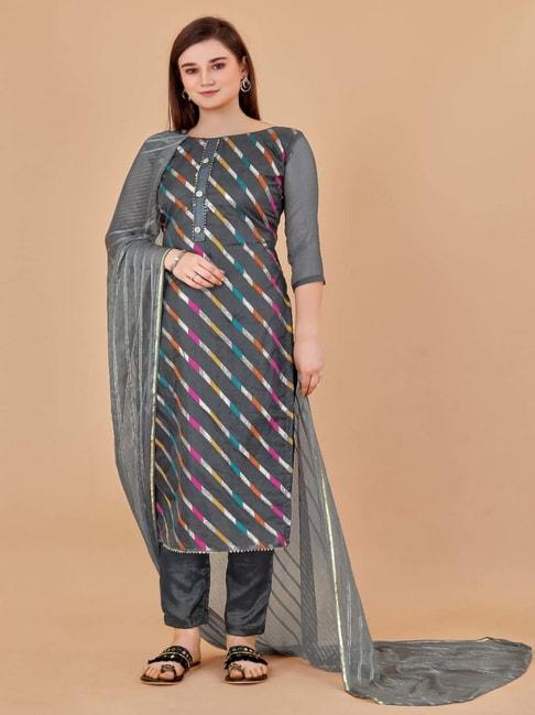 apnisha-grey-cotton-striped-unstitched-dress-material
