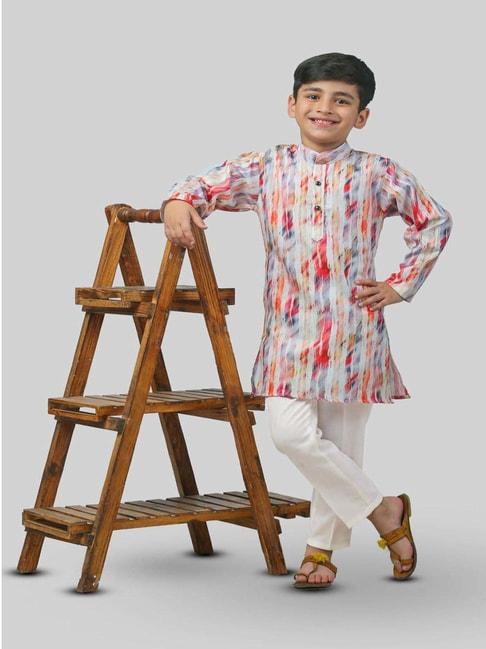 ahhaaaa-kids-multicolor-cotton-printed-full-sleeves-kurta-set