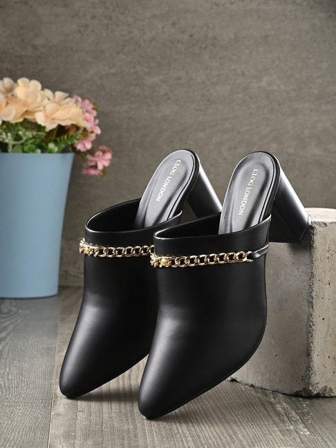 clog-london-women's-black-mule-shoes