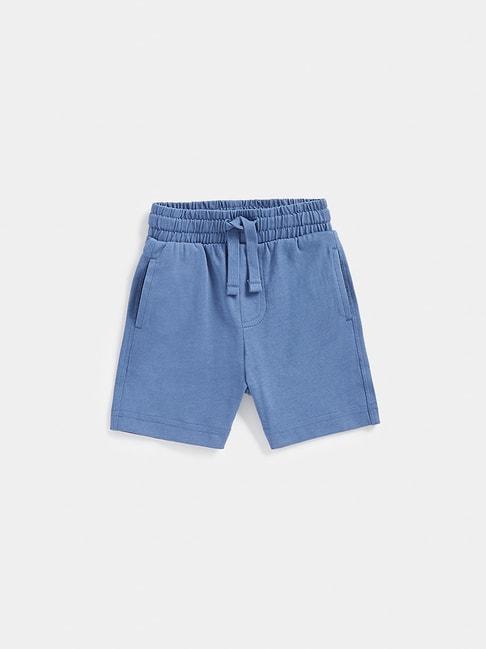 mothercare-kids-blue-solid-shorts