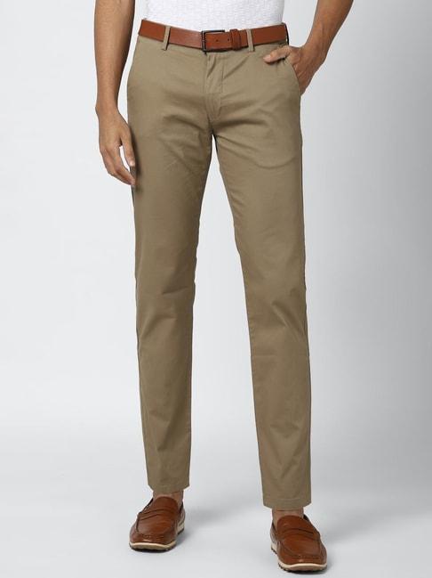 peter-england-casuals-khaki-cotton-slim-fit-trousers