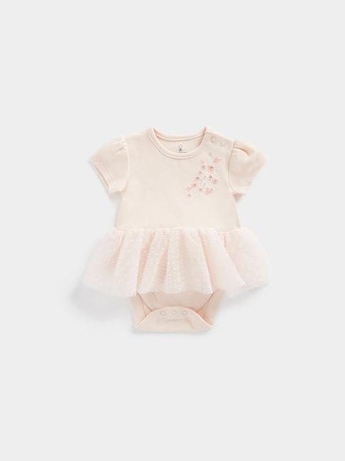 mothercare-kids-peach-embroidered-bodysuit