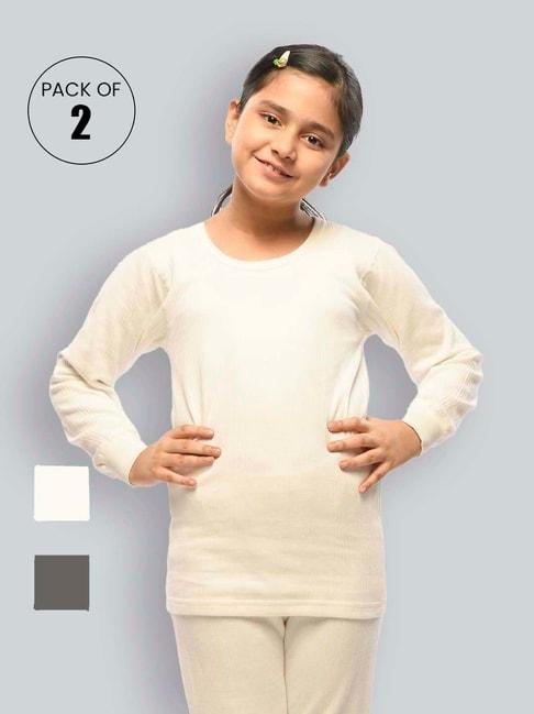 lux-inferno-kids-grey-&-white-skinny-fit-full-sleeves-thermal-top-(pack-of-2)