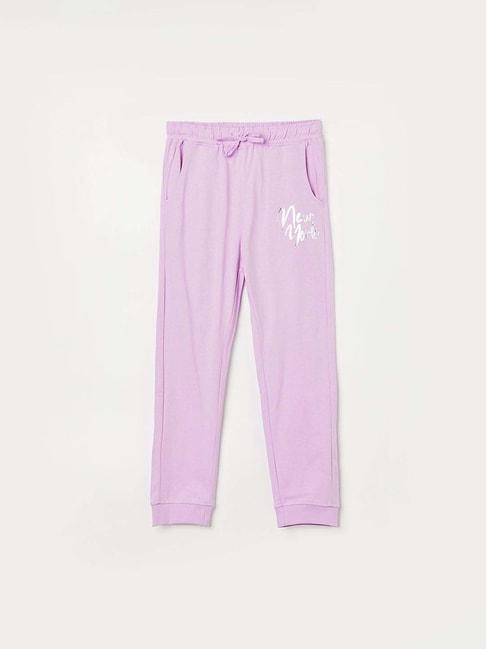 fame-forever-by-lifestyle-kids-lilac-cotton-printed-trackpants