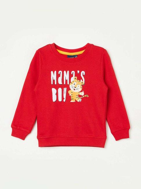 juniors-by-lifestyle-kids-red-cotton-printed-full-sleeves-sweatshirt