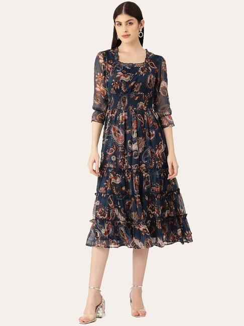 deewa-navy-floral-print-a-line-dress