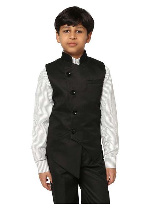 tahvo-kids-black-slim-fit-nehru-jacket