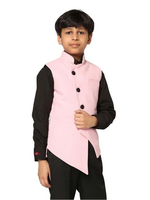 tahvo-kids-pink-slim-fit-nehru-jacket