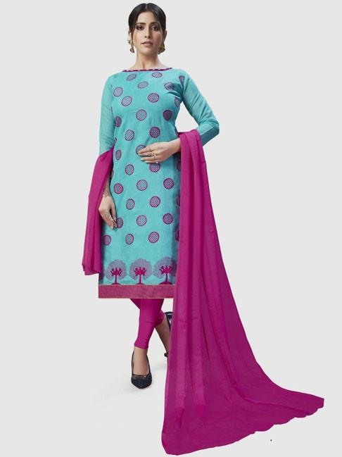 apnisha-blue-&-pink-embroidered-unstitched-dress-material