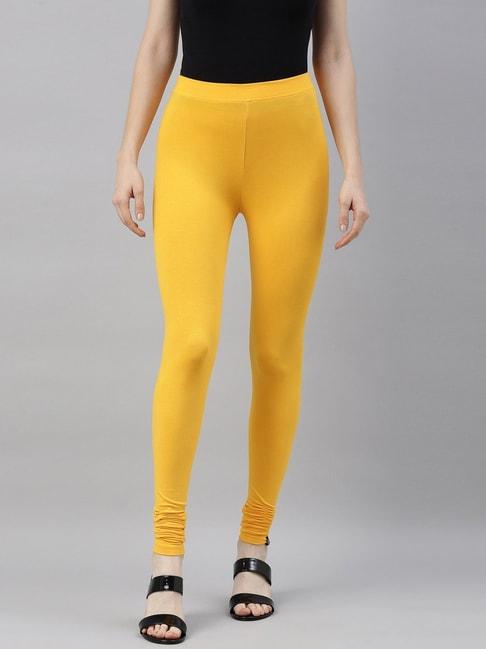 twin-birds-yellow-full-length-leggings