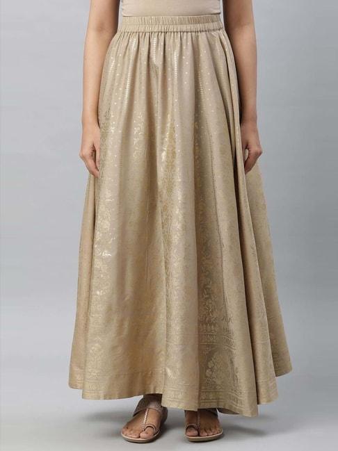 aurelia-golden-printed-skirts