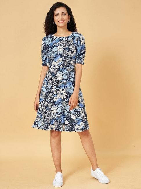 honey-by-pantaloons-navy-floral-print-a-line-dress