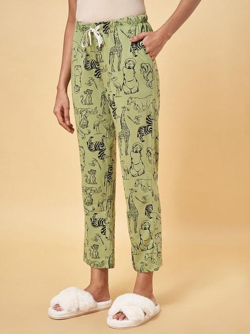 dreamz-by-pantaloons-green-cotton-printed-pyjamas