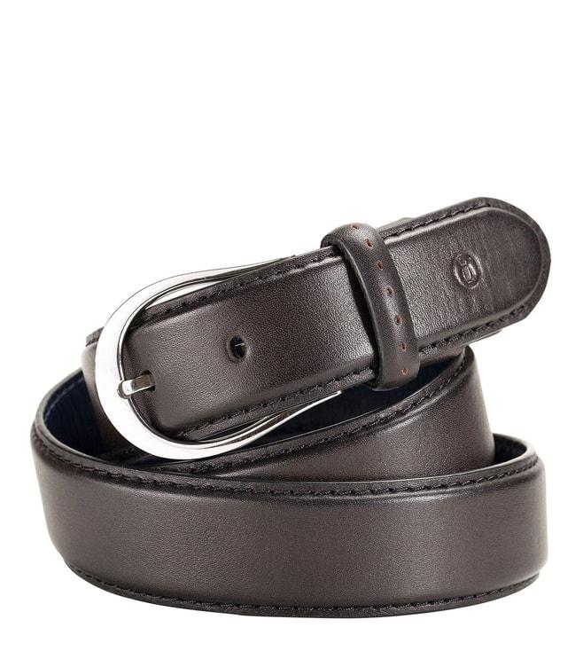 lapis-bard-sullivan-belt-silver-35mm-buckle-with-two-tone-leather-strap---charcoal