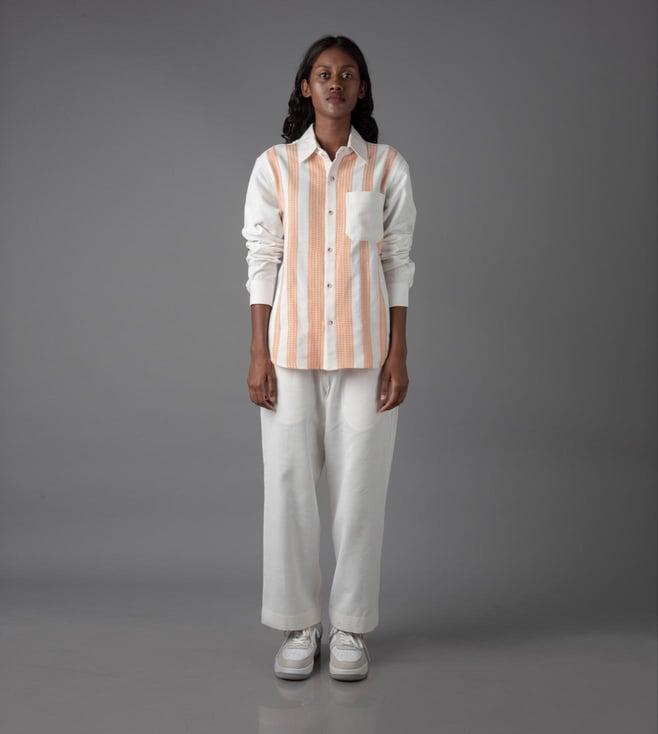 johargram-women--multi-stripes-cotton-shirt