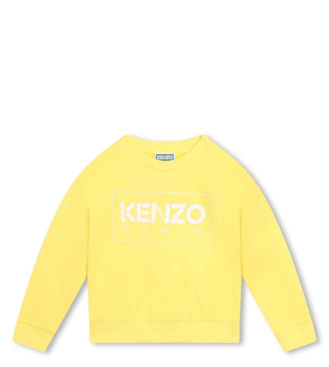 kenzo-kids-straw-yellow-logo-regular-fit-sweatshirt