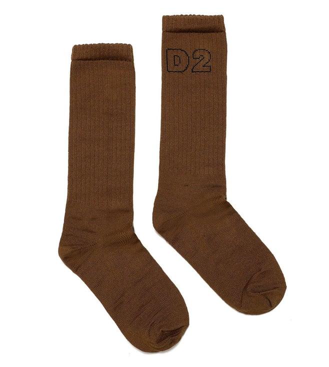 dsquared2-kids-brown-logo-socks-(12-16-year)