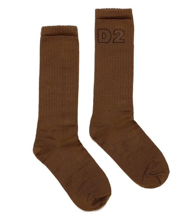 dsquared2-kids-brown-logo-socks-(3-6-year)