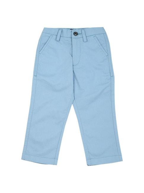 allen-solly-junior-light-blue-solid-trousers